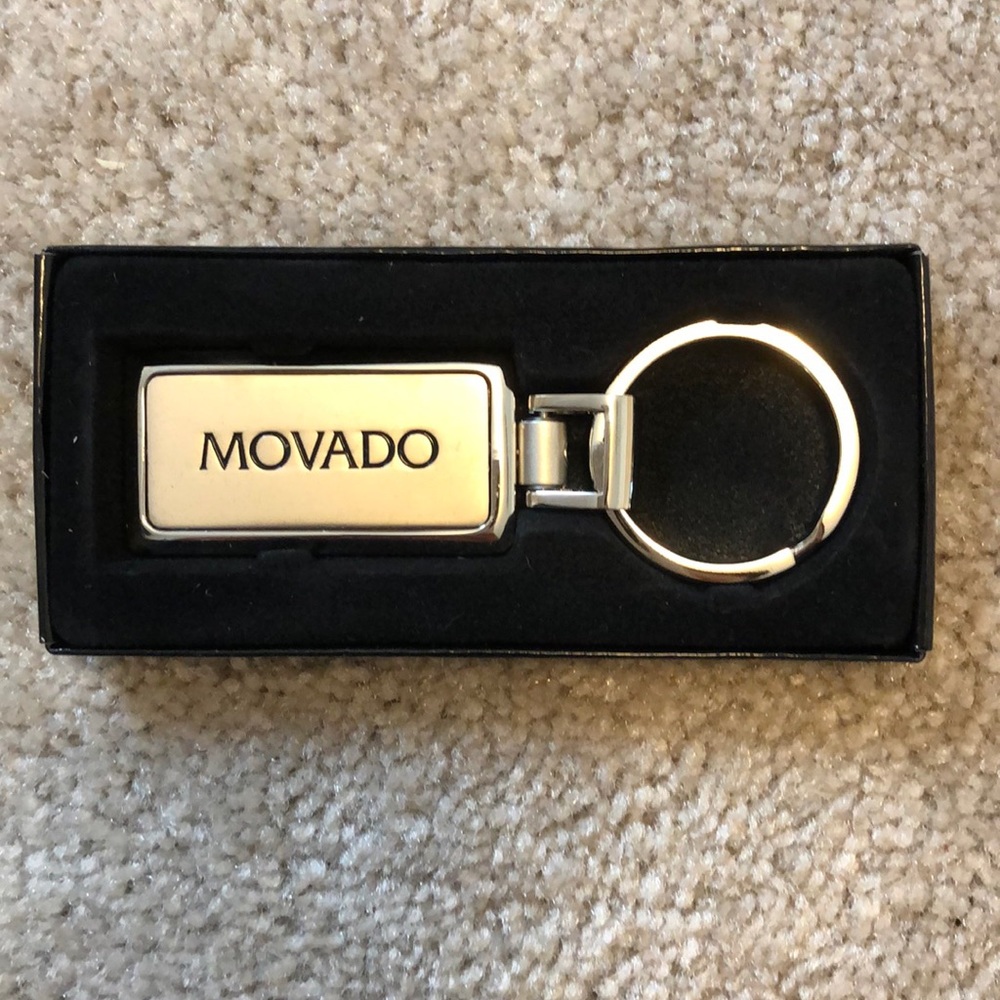 Movado Stainless Steel Key Chain